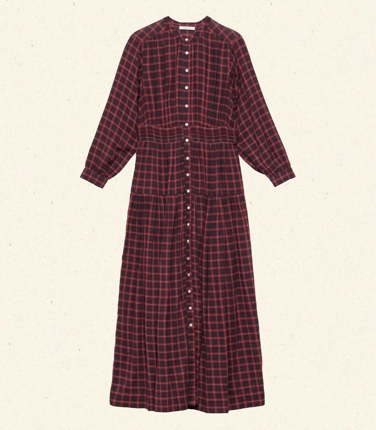 DÔEN Dresses | Annika Dress Rouge Countryside Plaid - Women