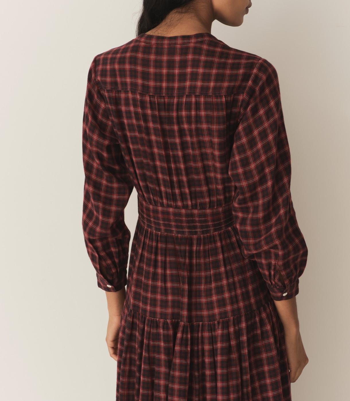 DÔEN Dresses | Annika Dress Rouge Countryside Plaid - Women