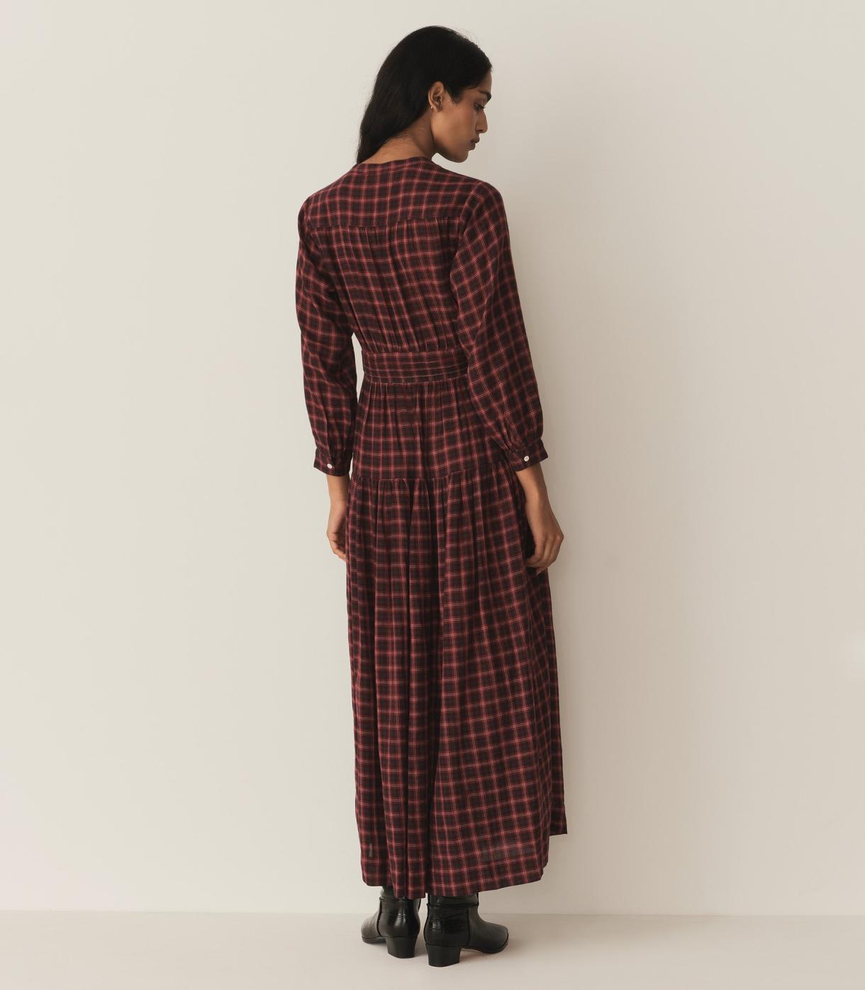 DÔEN Dresses | Annika Dress Rouge Countryside Plaid - Women