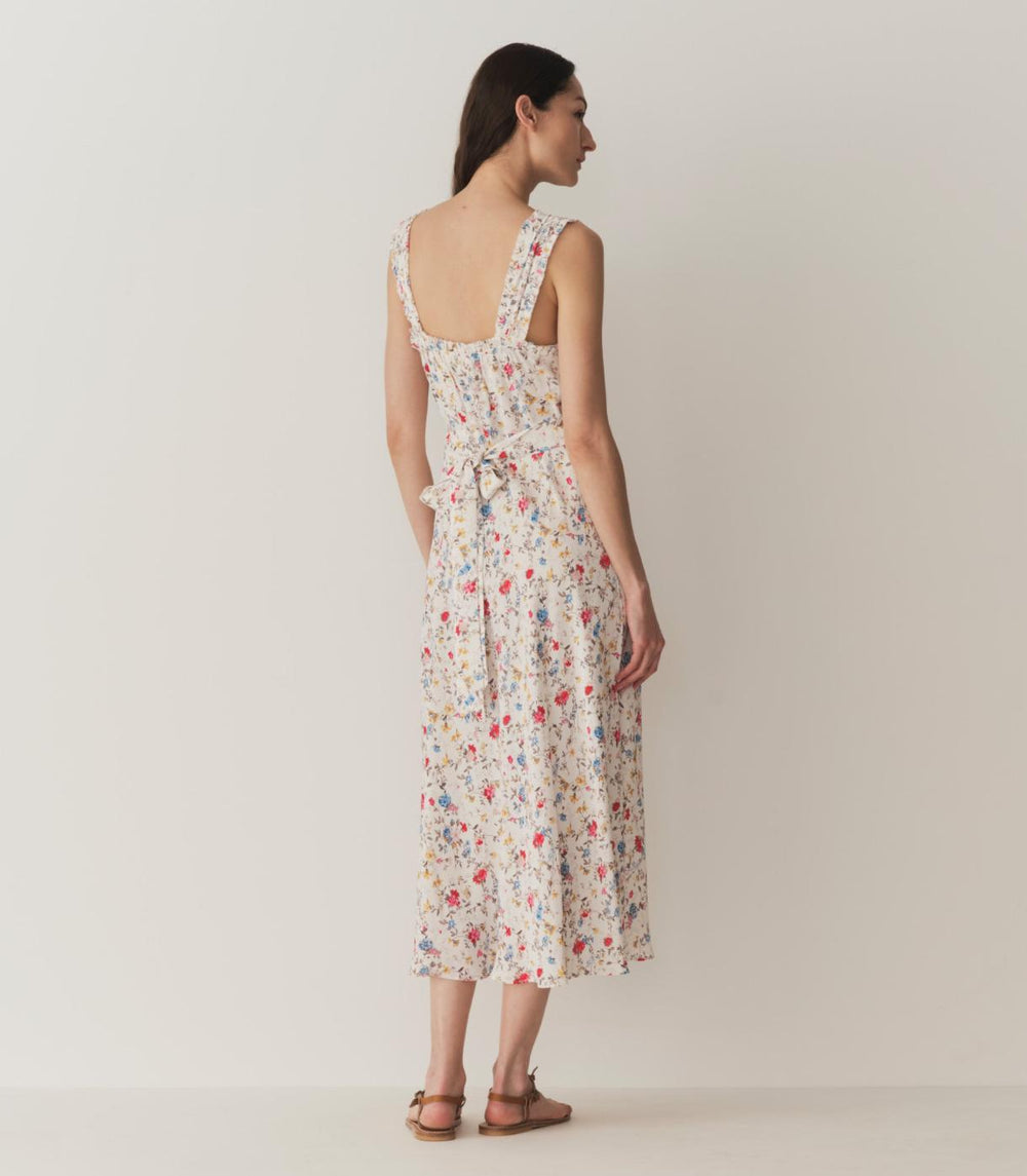 DÔEN Dresses | Ascella Dress Blanc Flowering Meadow - Women