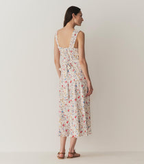 DÔEN Dresses | Ascella Dress Blanc Flowering Meadow - Women