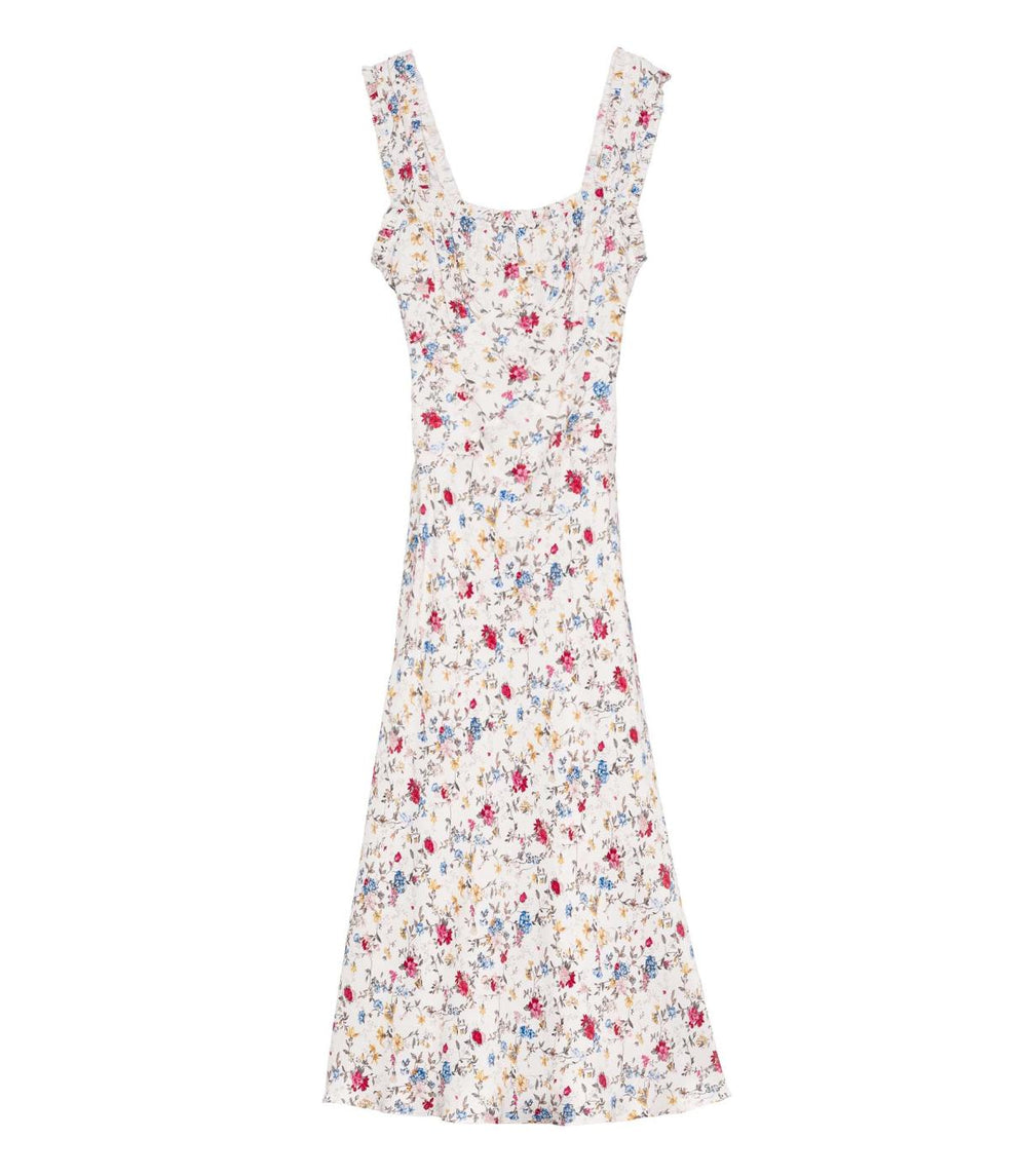 DÔEN Dresses | Ascella Dress Blanc Flowering Meadow - Women