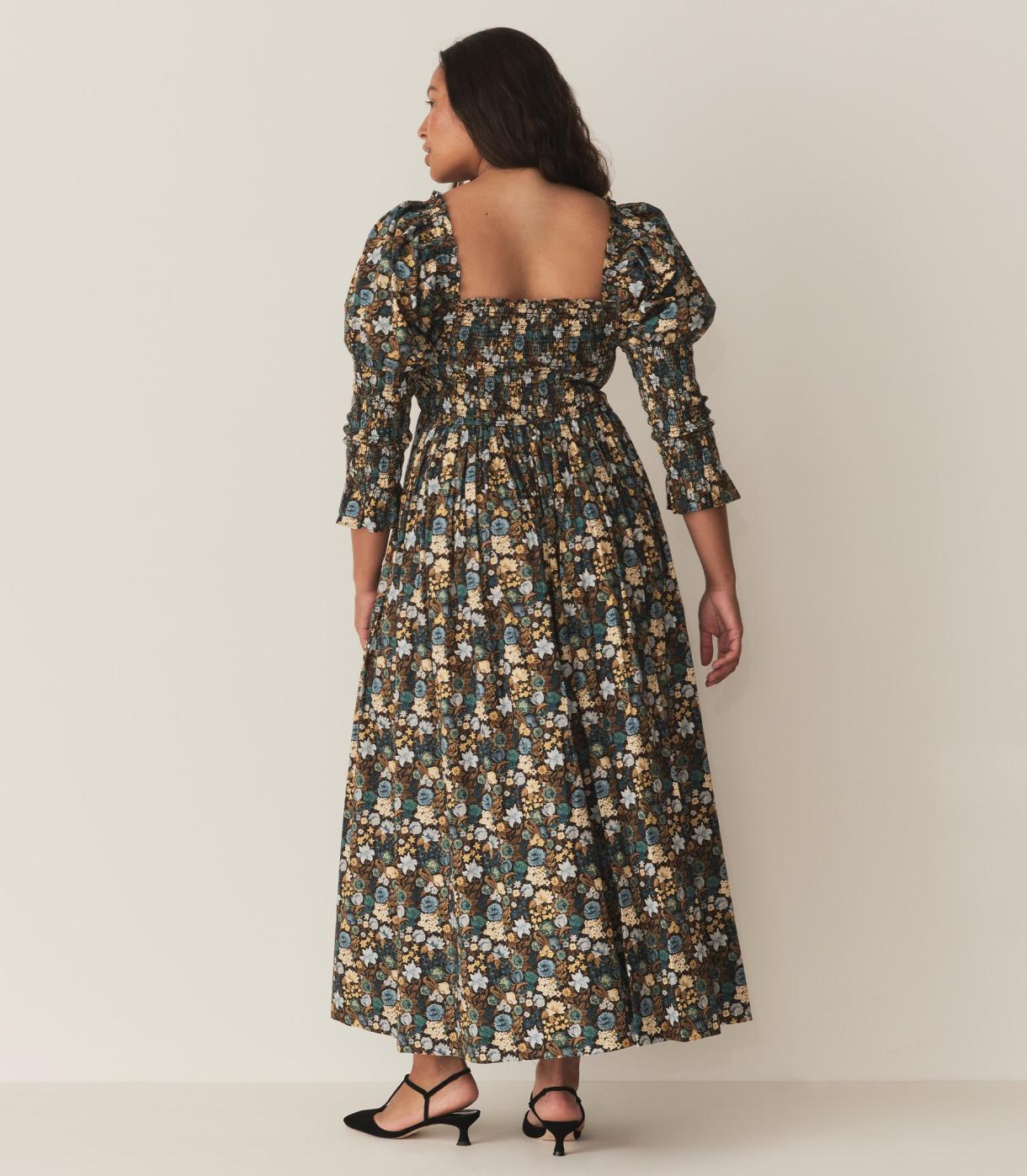 DÔEN Dresses | Bijou Dress Bleu Arbor Floral - Women