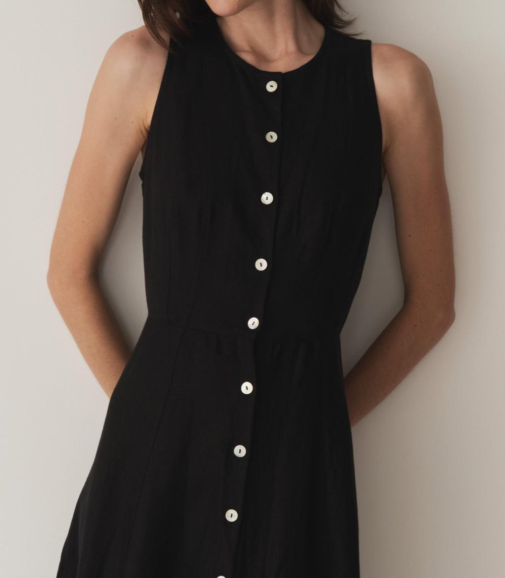 DÔEN Dresses | Bryony Dress Black - Women