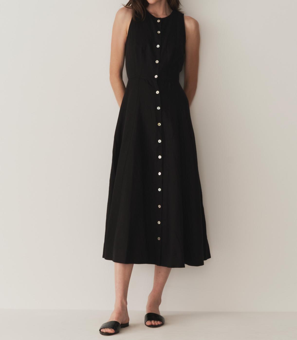 DÔEN Dresses | Bryony Dress Black - Women