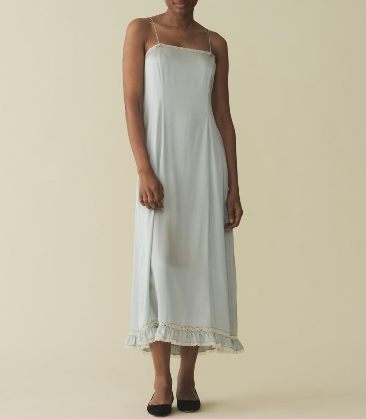 DÔEN Dresses | Celano Dress Dusty Blue - Women