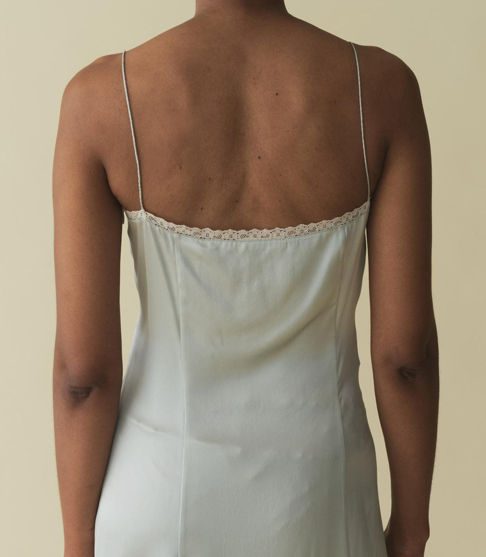 DÔEN Dresses | Celano Dress Dusty Blue - Women