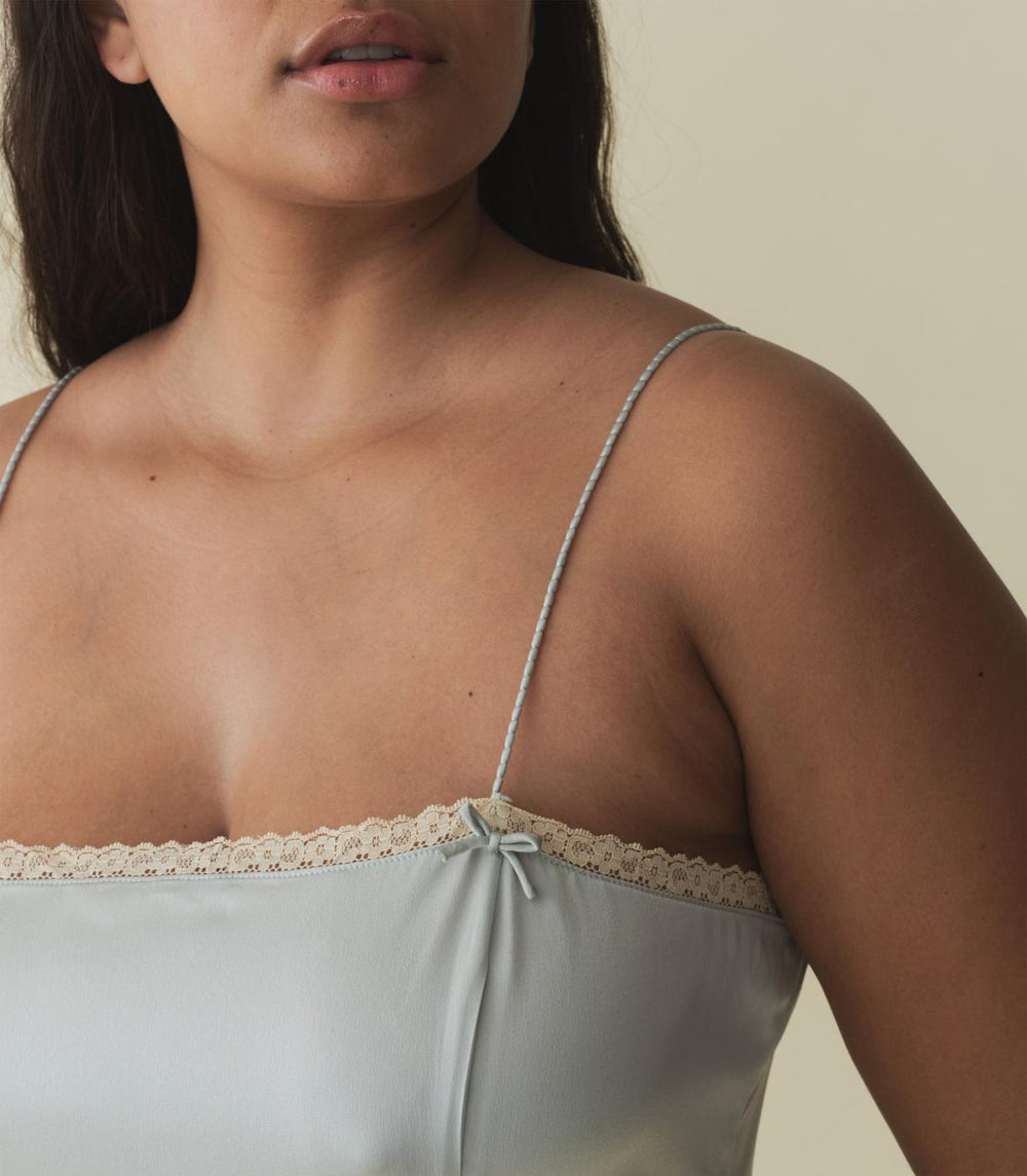 DÔEN Dresses | Celano Dress Dusty Blue - Women