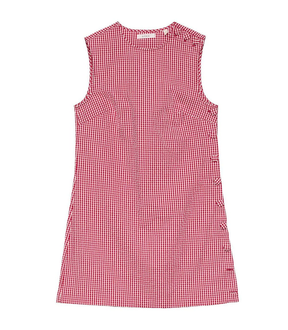 DÔEN Dresses | Coralie Dress Rouge La Maddalena Gingham - Women
