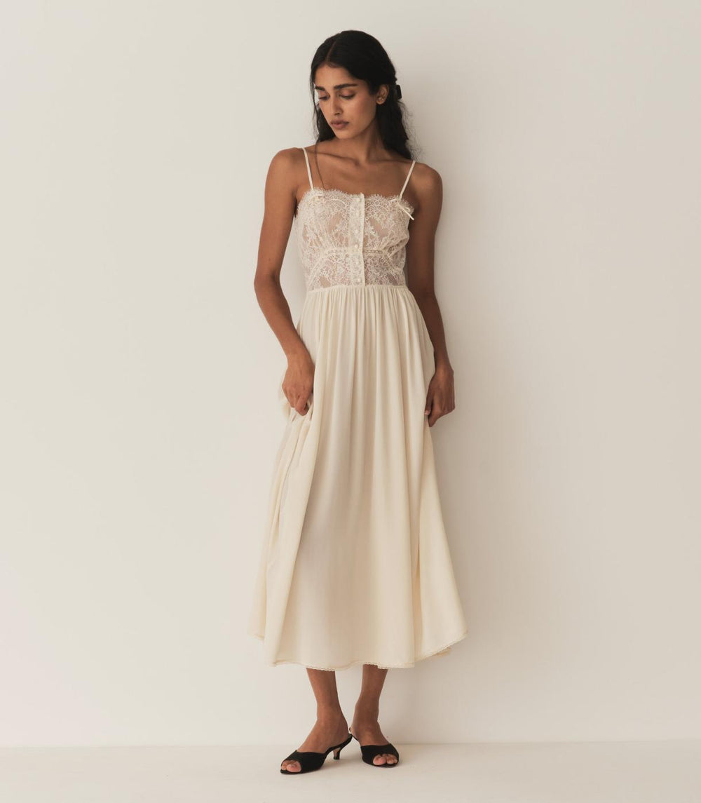 DÔEN Dresses | Corinne Dress Mother Of Pearl - Women