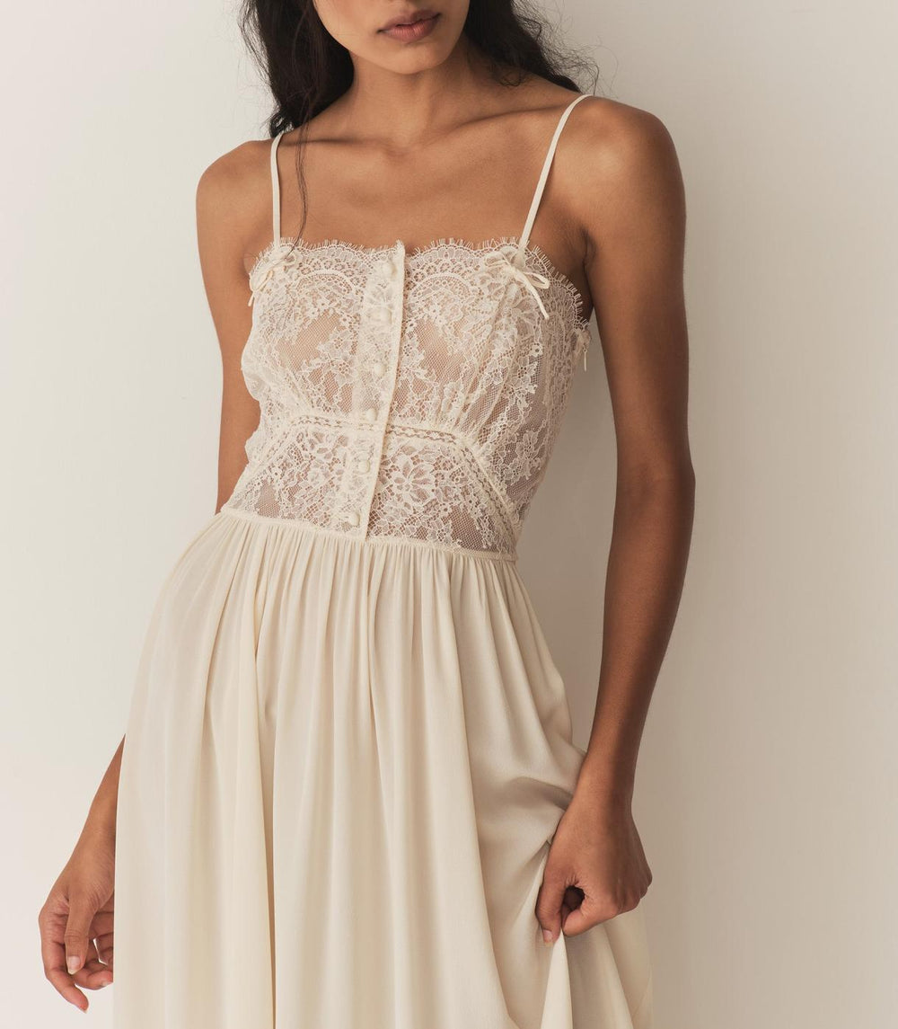 DÔEN Dresses | Corinne Dress Mother Of Pearl - Women