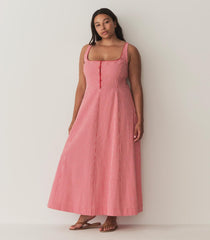 DÔEN Dresses | Delaney Dress Rouge La Maddalena Gingham - Women