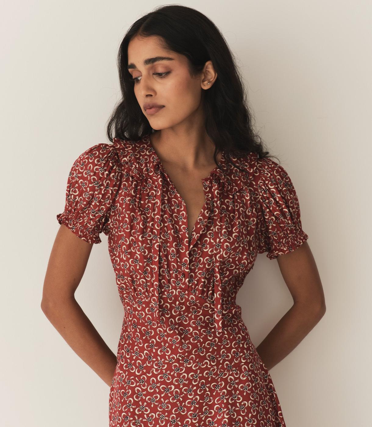 DÔEN Dresses | Evienne Dress Ameline Ditsy - Women