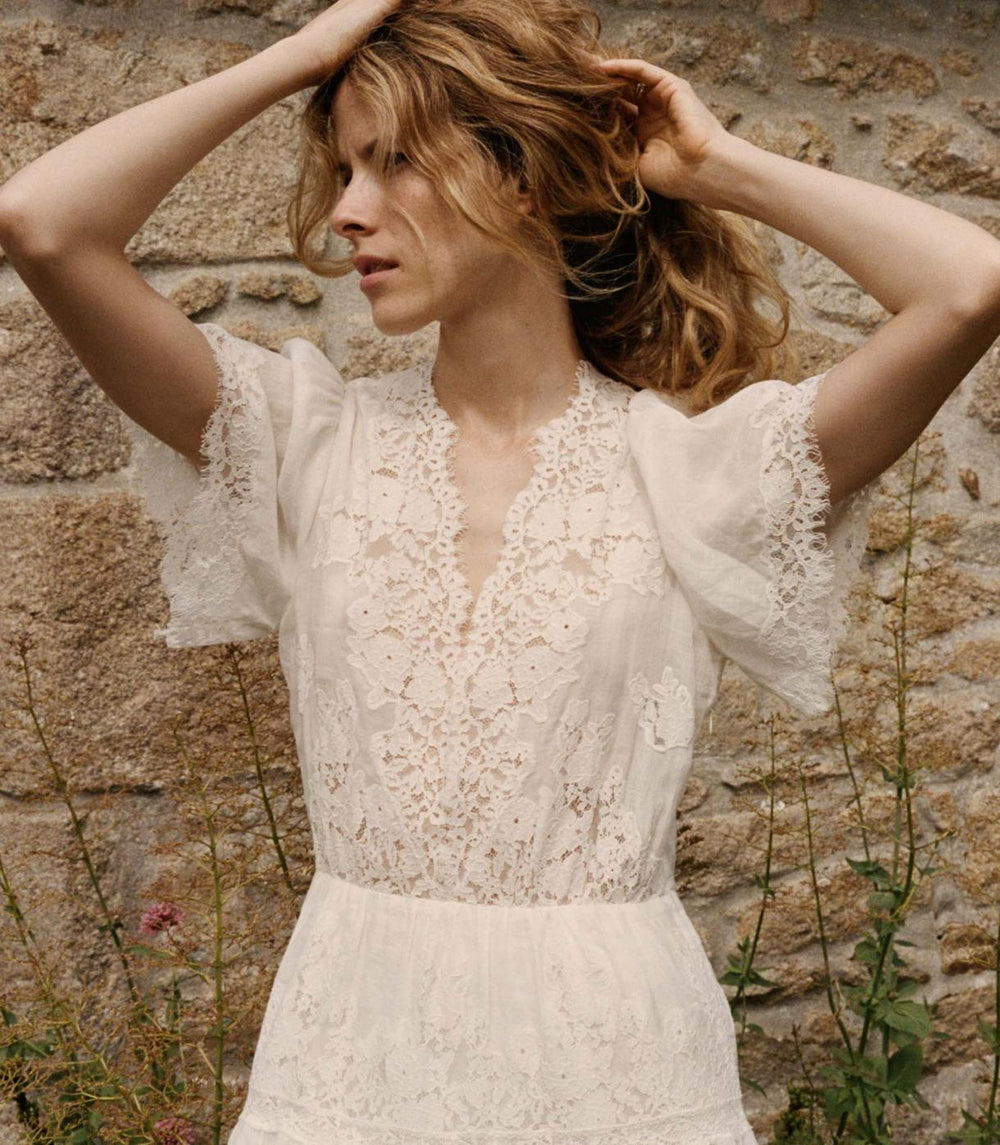 DÔEN Dresses | Graciella Dress Salt - Women