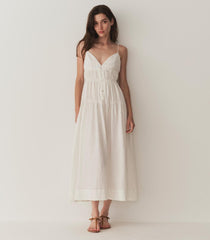 DÔEN Dresses | Irina Linen Dress Salt - Women