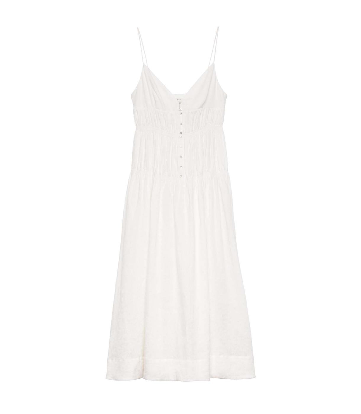 DÔEN Dresses | Irina Linen Dress Salt - Women