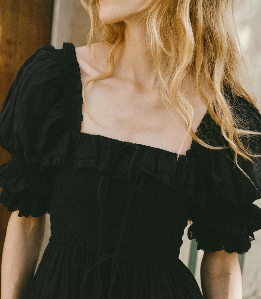 DÔEN Dresses | Izabal Dress Navy - Women