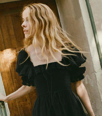 DÔEN Dresses | Izabal Dress Navy - Women