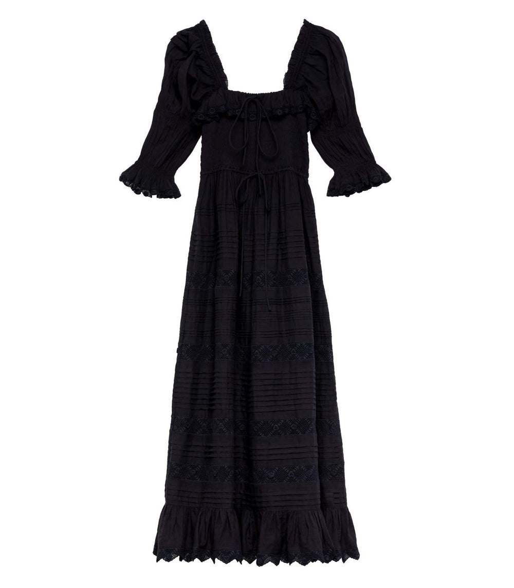 DÔEN Dresses | Izabal Dress Navy - Women