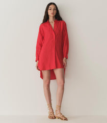 DÔEN Dresses | Jora Linen Dress Scarlet - Women