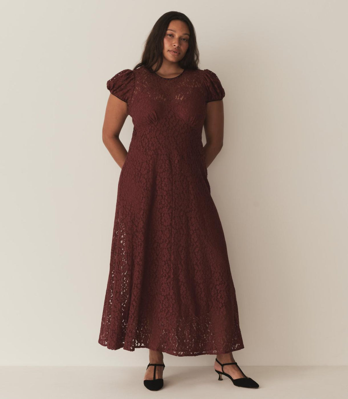 DÔEN Dresses | Katarina Dress Black Cherry - Women
