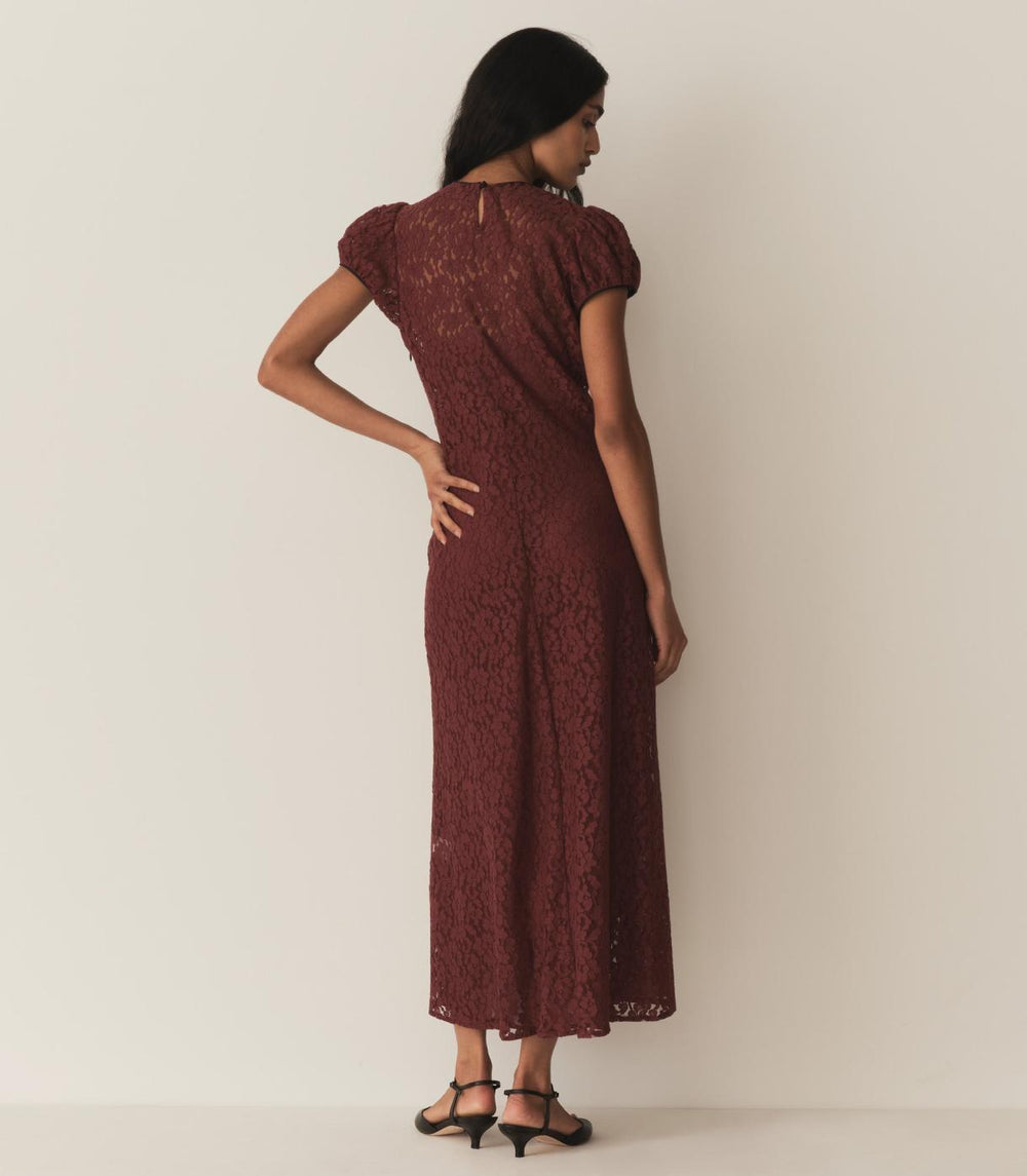 DÔEN Dresses | Katarina Dress Black Cherry - Women