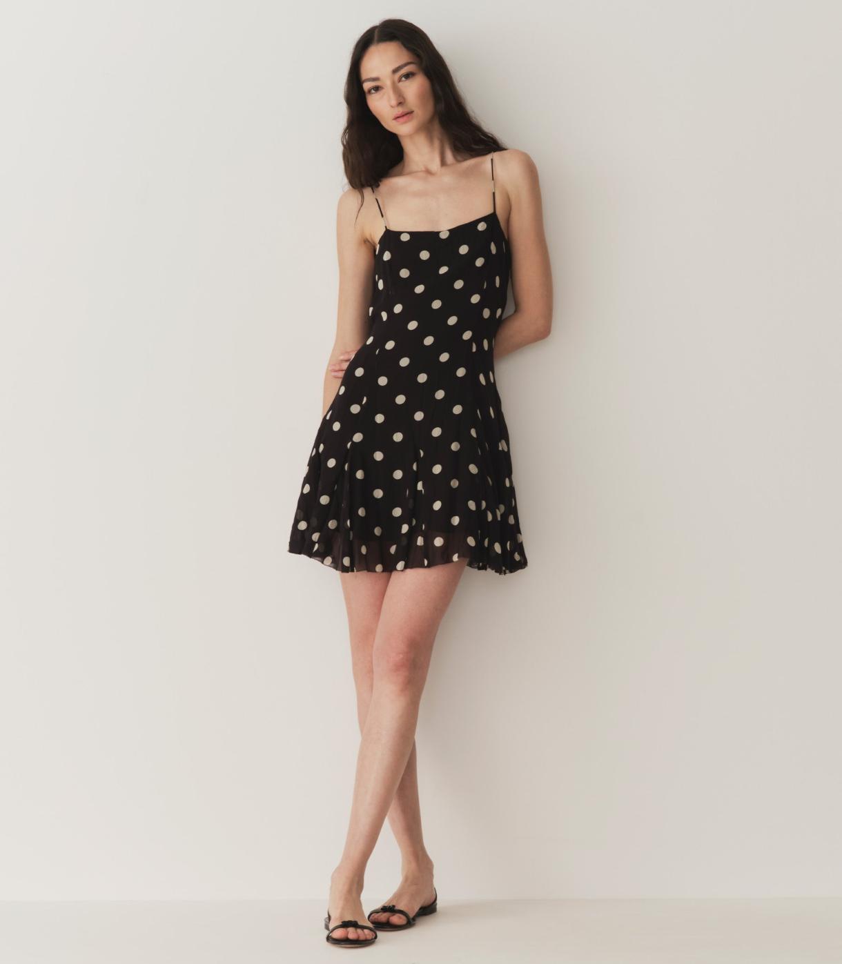 DÔEN Dresses | Kaylin Dress Noir Solstice Sky Dot - Women