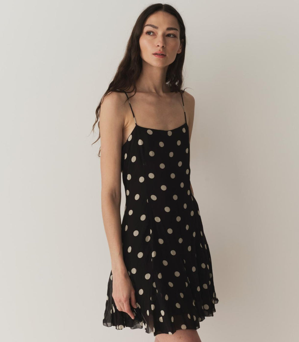 DÔEN Dresses | Kaylin Dress Noir Solstice Sky Dot - Women