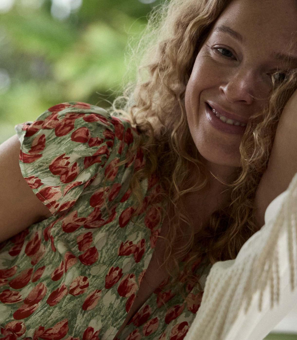 DÔEN Dresses | Kelsea Dress Tulip Fields - Women