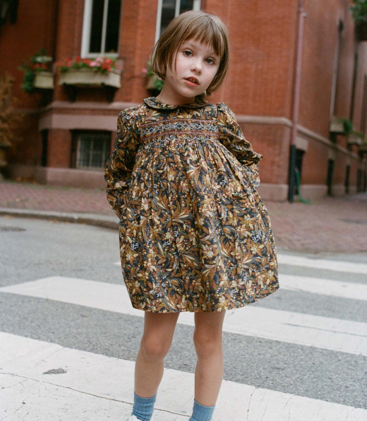 DÔEN Dresses | Letty Dress Noir Narcissus Floral - Women