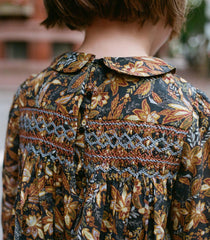 DÔEN Dresses | Letty Dress Noir Narcissus Floral - Women