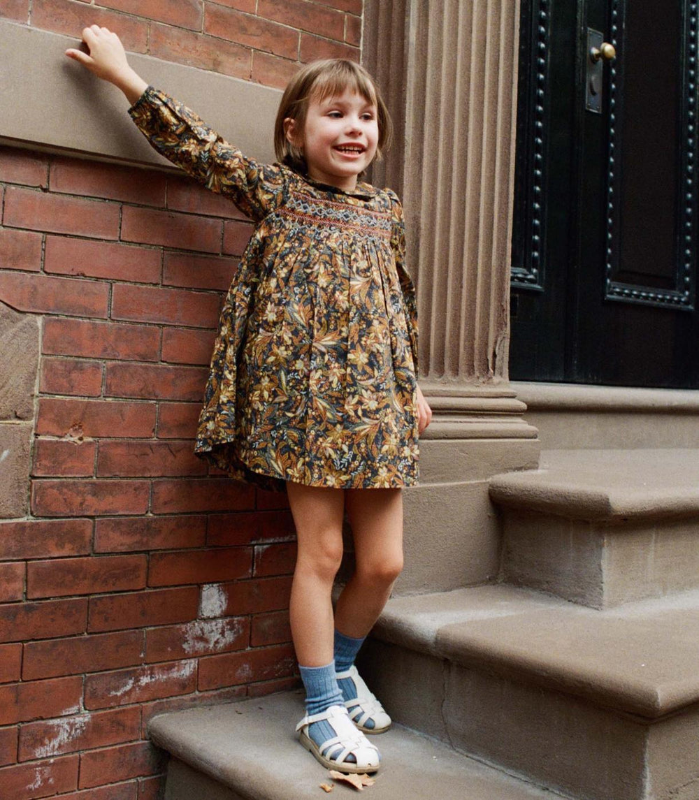 DÔEN Dresses | Letty Dress Noir Narcissus Floral - Women