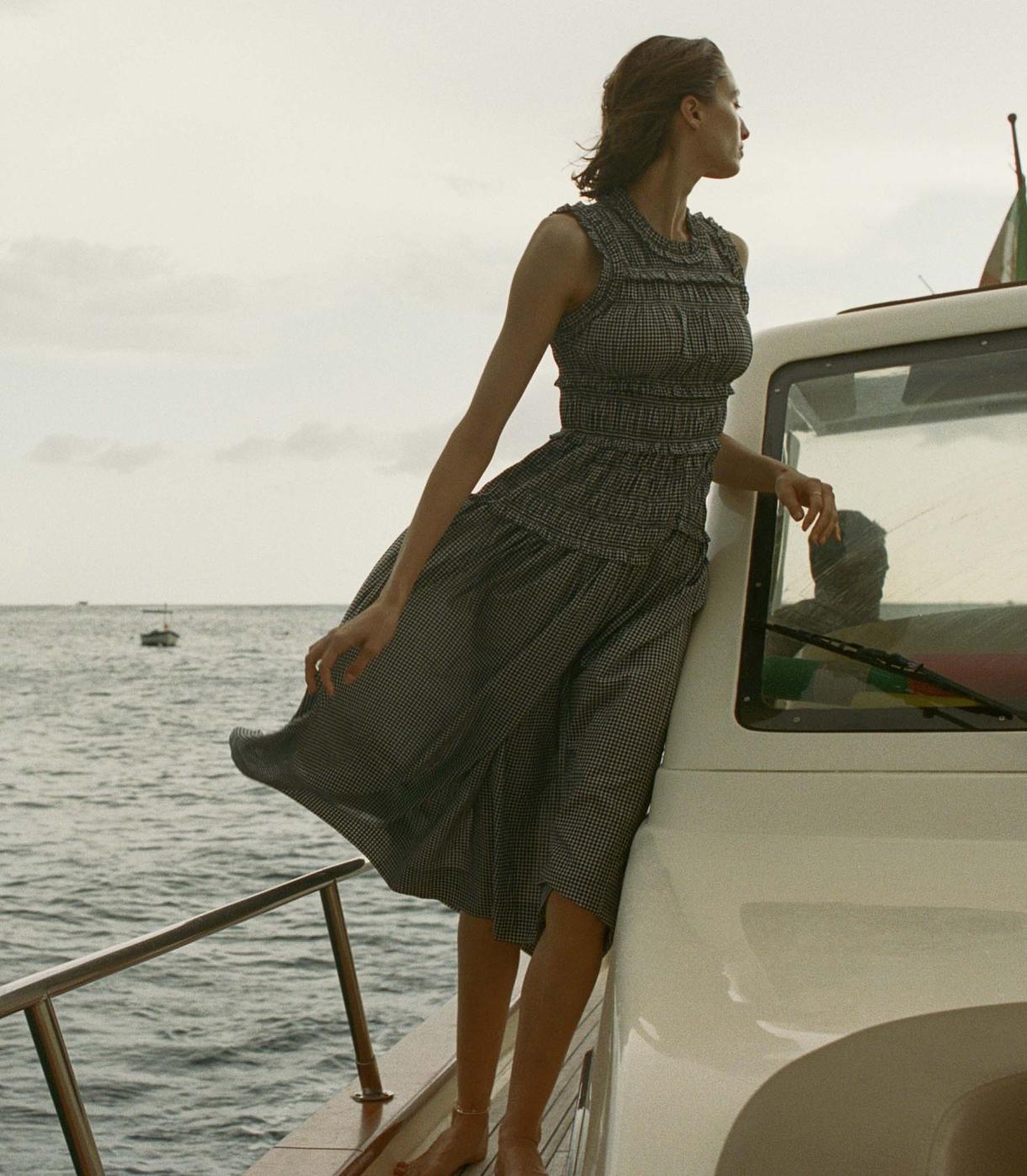 DÔEN Dresses | Mallory Dress La Maddalena Gingham - Women