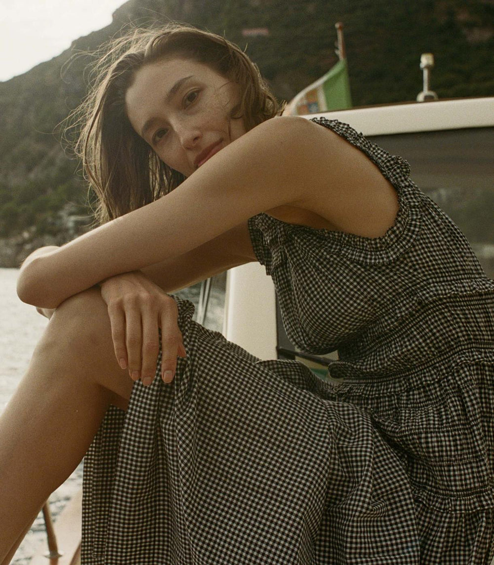 DÔEN Dresses | Mallory Dress La Maddalena Gingham - Women