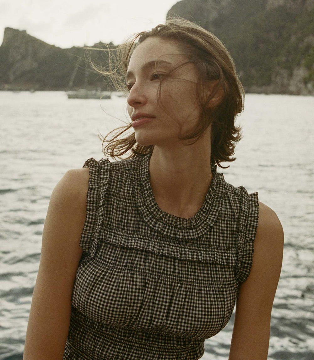 DÔEN Dresses | Mallory Dress La Maddalena Gingham - Women