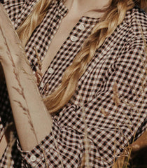 DÔEN Dresses | Marielle Dress Delphine Plaid - Women