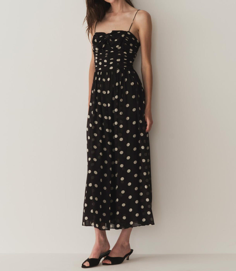 DÔEN Dresses | Maryanna Dress Noir Solstice Sky Dot - Women