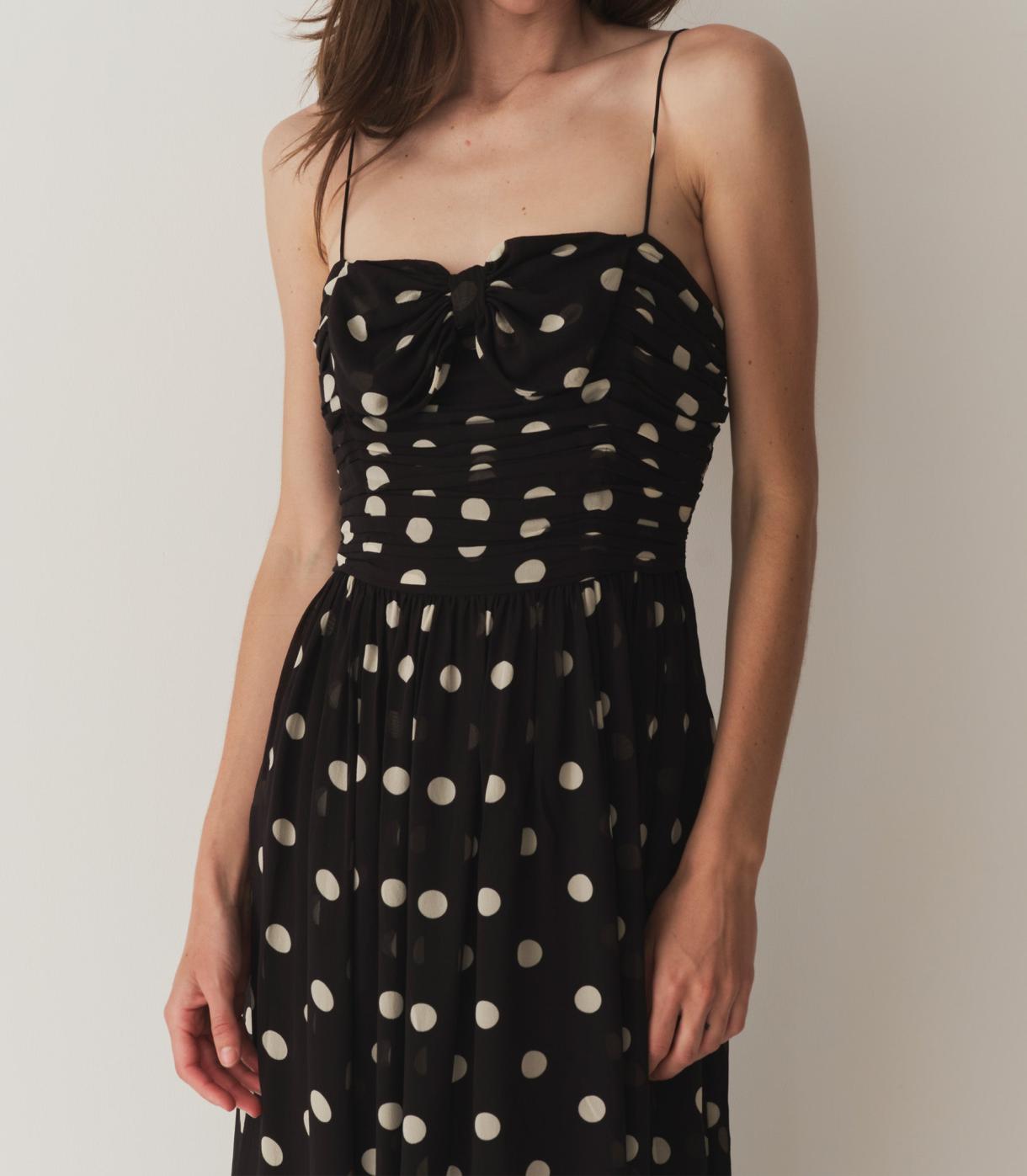 DÔEN Dresses | Maryanna Dress Noir Solstice Sky Dot - Women