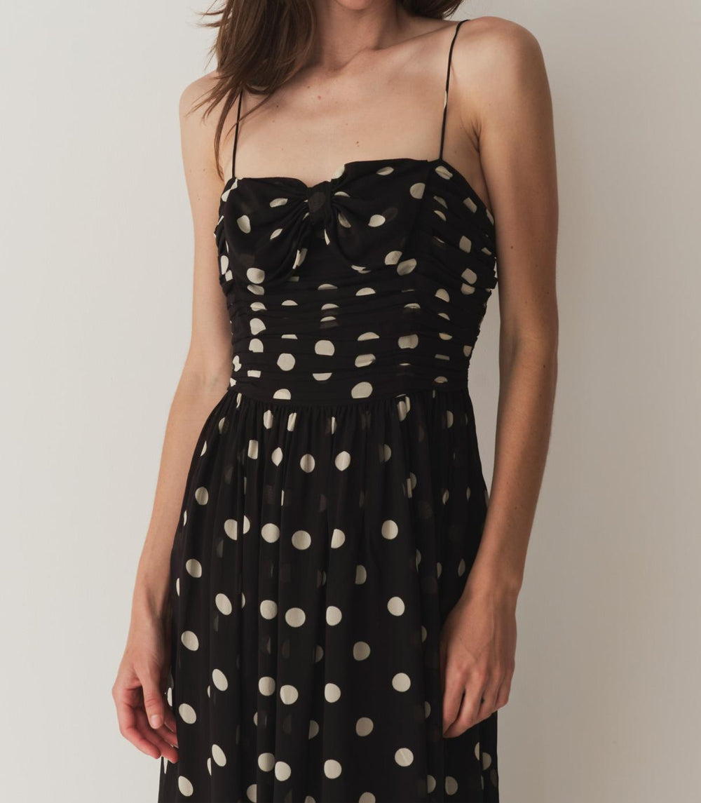 DÔEN Dresses | Maryanna Dress Noir Solstice Sky Dot - Women