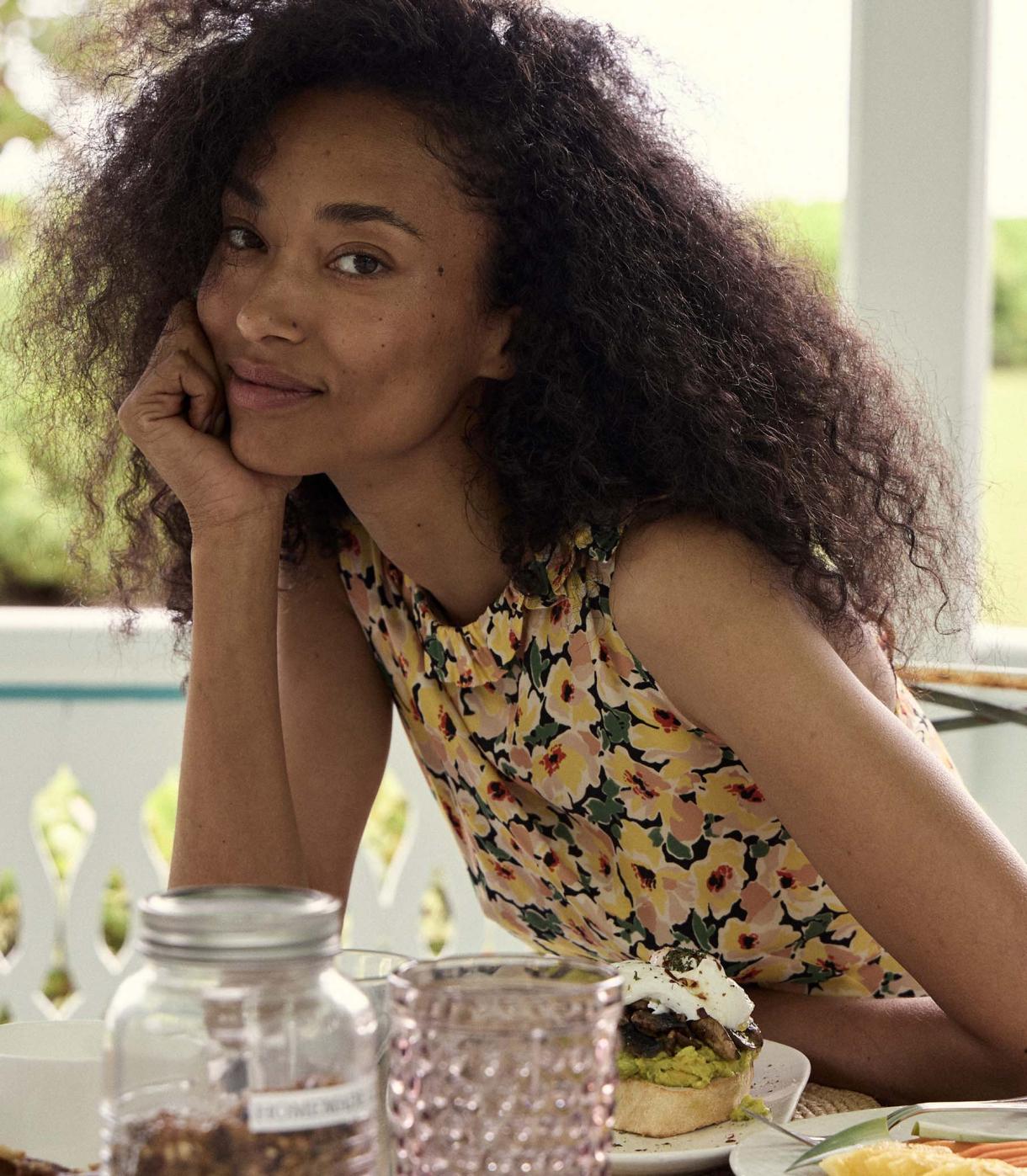 DÔEN Dresses | Messina Dress Anemone Garden - Women