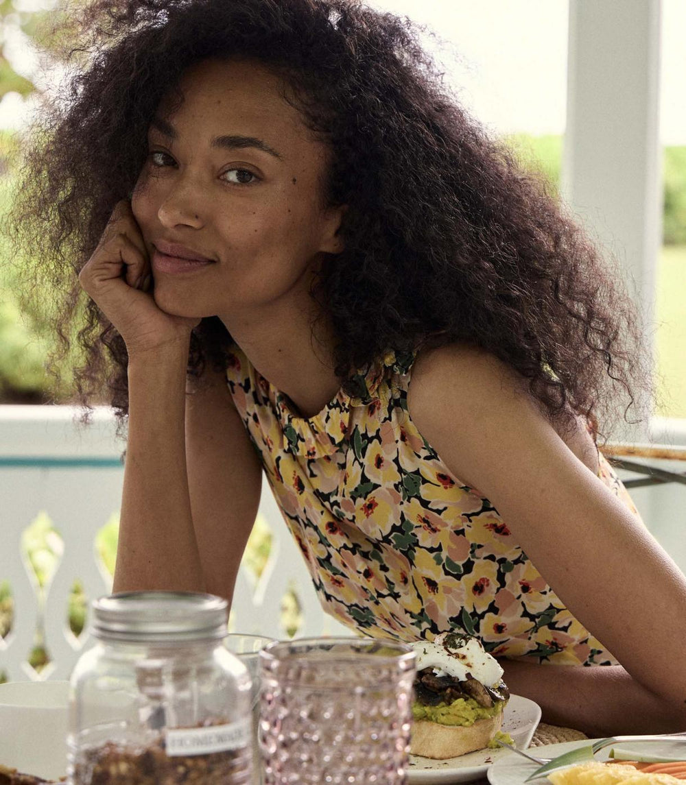 DÔEN Dresses | Messina Dress Anemone Garden - Women