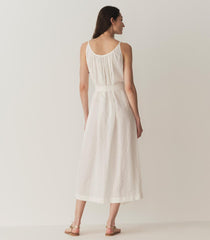 DÔEN Dresses | Nevita Linen Dress Salt - Women