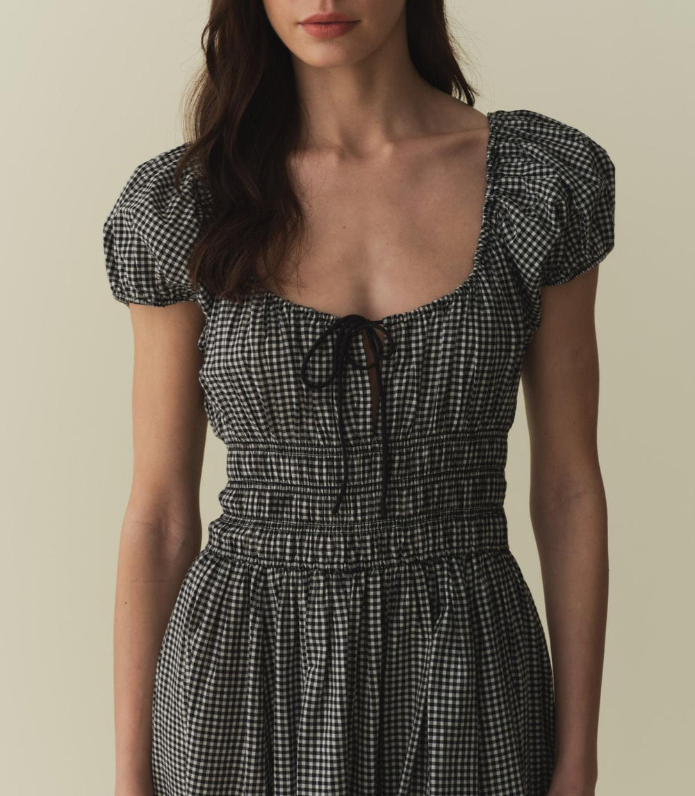 DÔEN Dresses | Quinn Dress La Maddalena Gingham - Women