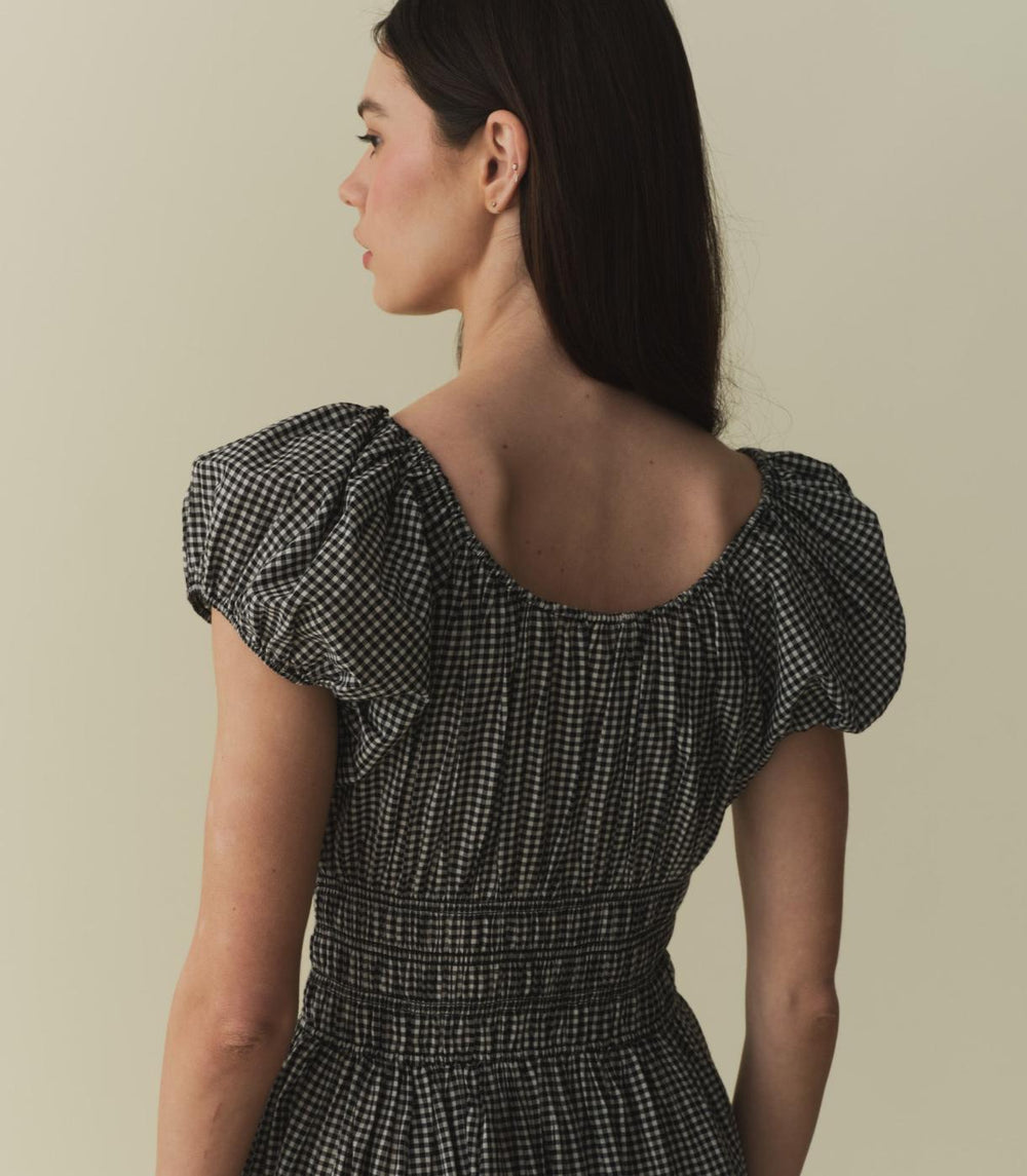 DÔEN Dresses | Quinn Dress La Maddalena Gingham - Women