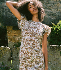 DÔEN Dresses | Rhodia Dress Blanc Narcissus Floral - Women