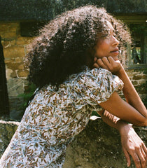 DÔEN Dresses | Rhodia Dress Blanc Narcissus Floral - Women