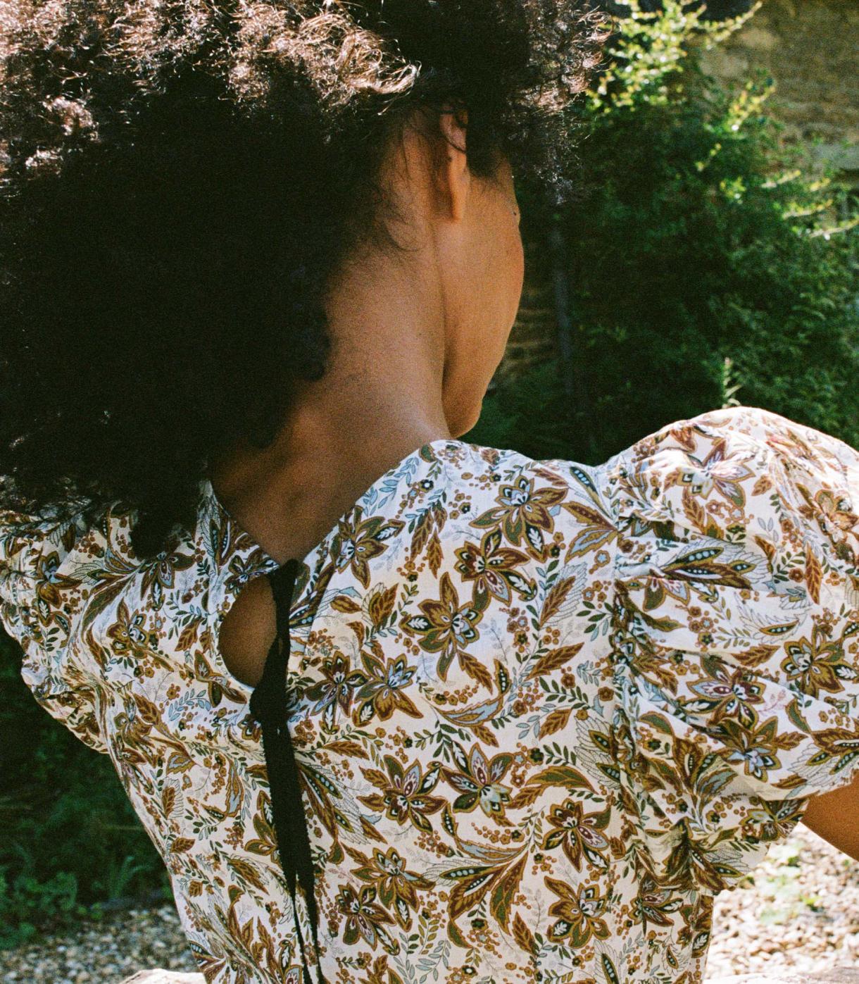 DÔEN Dresses | Rhodia Dress Blanc Narcissus Floral - Women