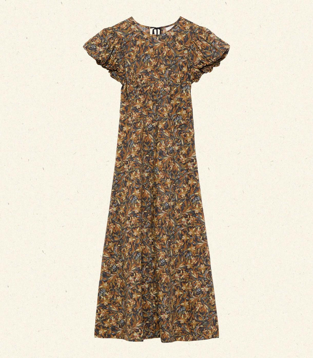 DÔEN Dresses | Rhodia Dress Noir Narcissus Floral - Women