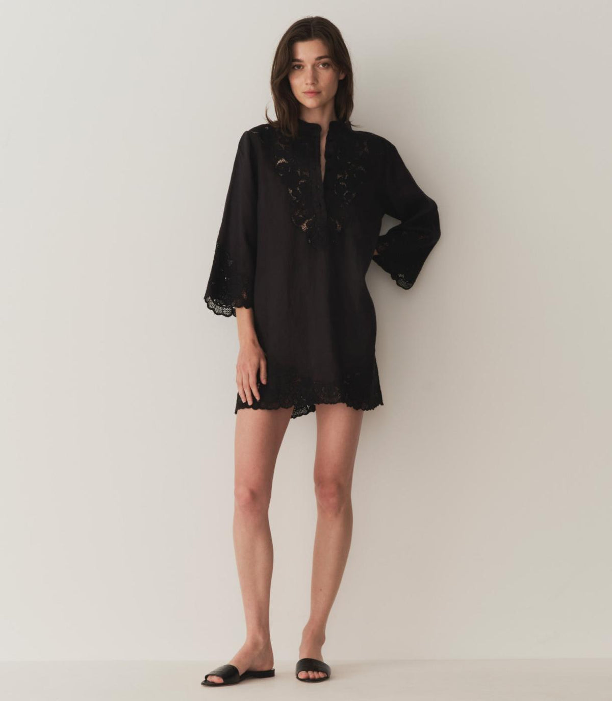 DÔEN Dresses | Rochelle Dress Black - Women