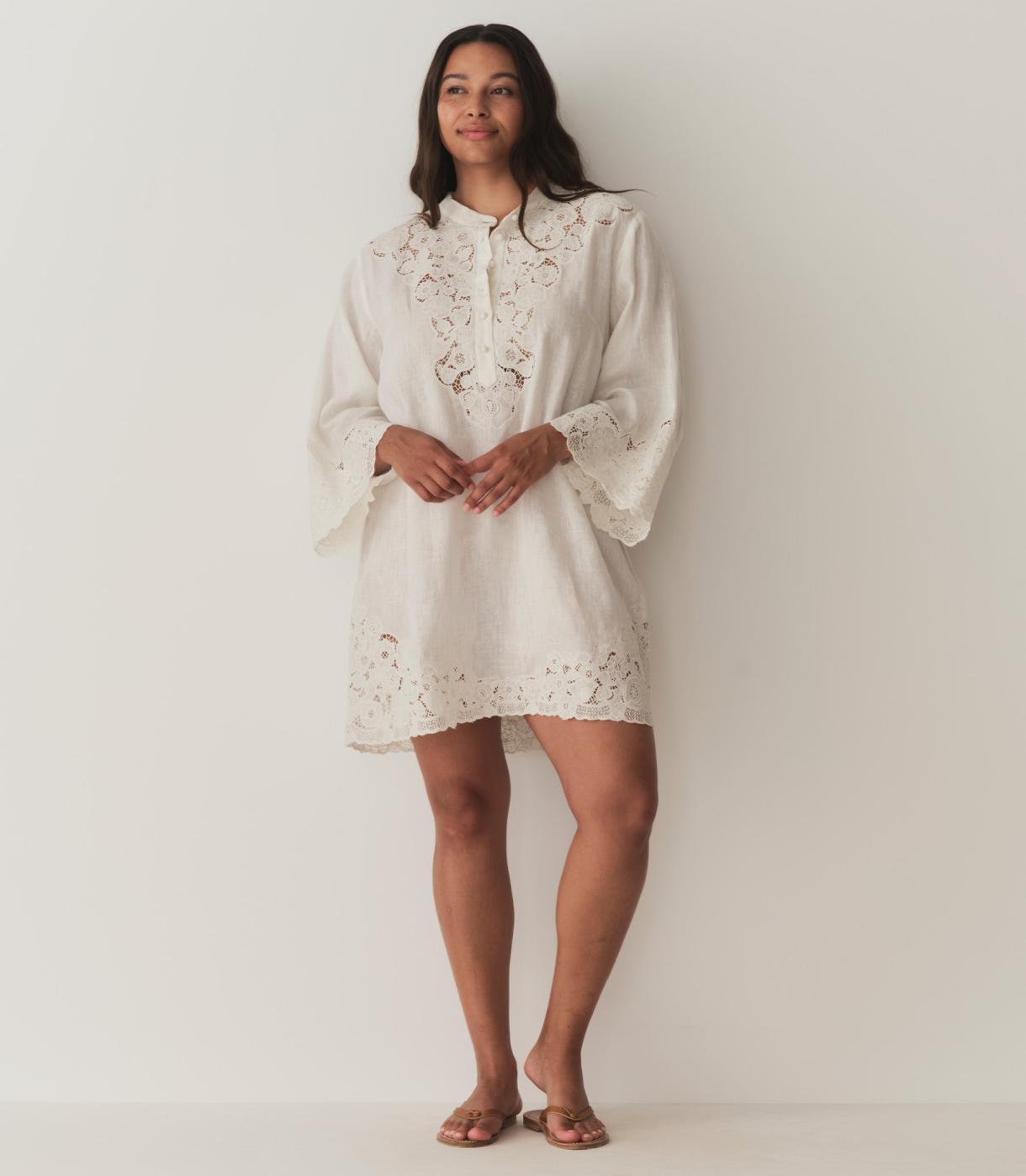 DÔEN Dresses | Rochelle Dress Salt - Women